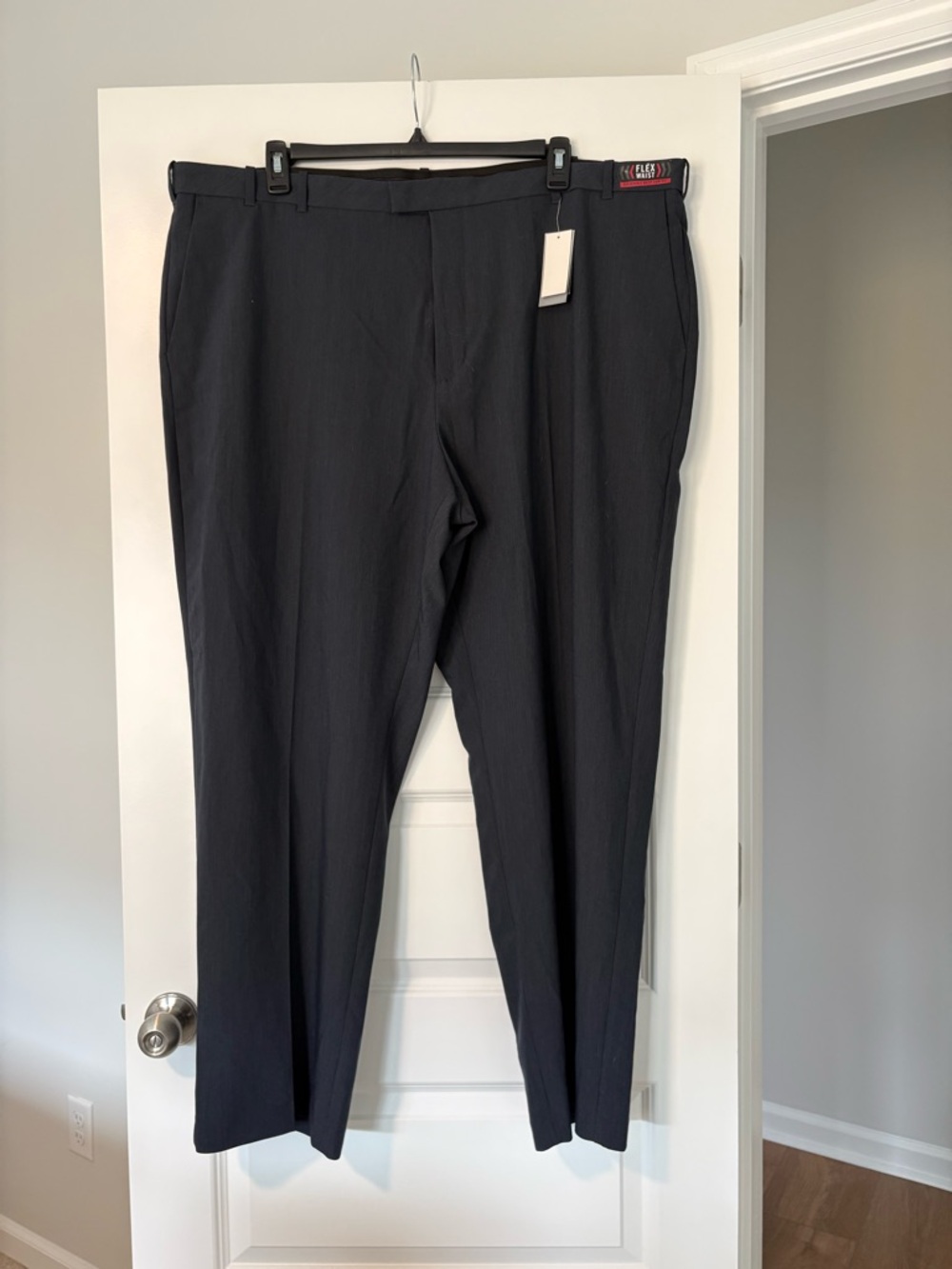 NWT Van Heusen Men's Navy 46 Big & Tall Dress Pants Office Wear Staple Pants